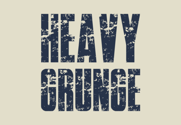 Heavy Grunge: Unleashing the Power of Distinctive Typography in Modern Design