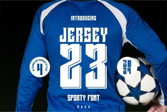 Jersey 23: Elevating Sports Branding with Bold Typography