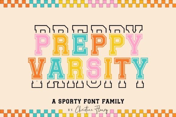 Preppy Varsity: Elevating Your Designs with Retro Sport Aesthetics