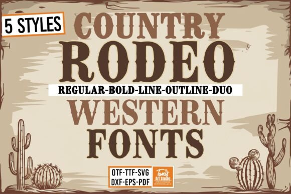 Rodeo Bundle: Bringing the Wild West Aesthetic to Your Design Projects