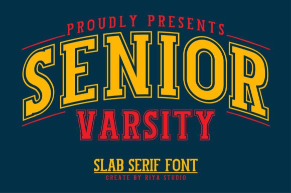 Senior Varsity: Strategic Typography for Brand Authority and Visual Impact