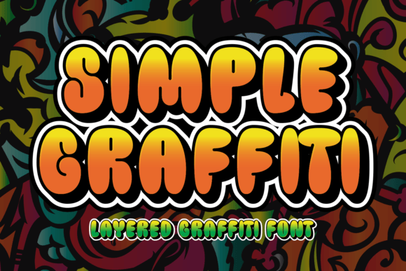 Simple Graffiti: Elevating Urban Design with Bold, Edgy Typography