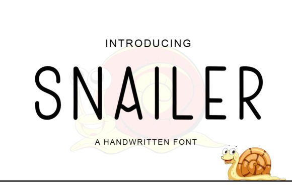 Snailer Font: A Sweet Blend for Luxury Design