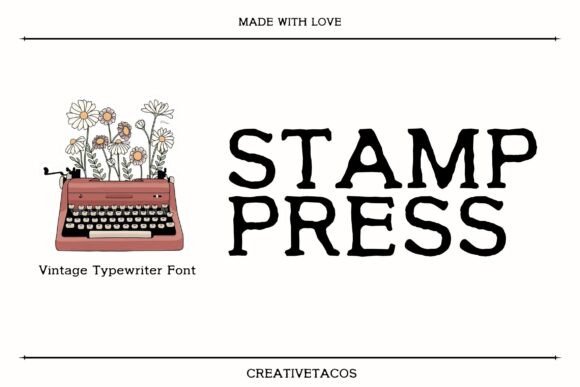 Stamp Press: Evaluating a Vintage Typewriter Font for Modern Design