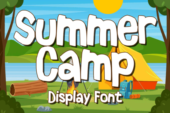 Summer Camp Font: Bold Fun for Creative Projects