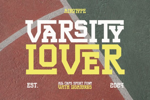 Varsity Lover: Bold Slab Serif for Sports Design