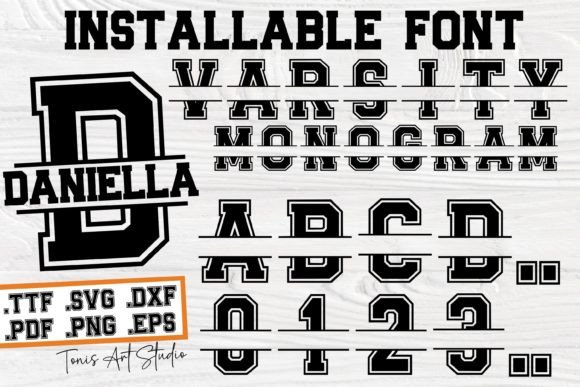Varsity Monogram: Elevating Your Designs with Classic Athletic Style