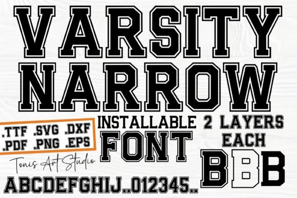 Varsity Narrow: Bringing Classic Collegiate Energy to Modern Design Projects
