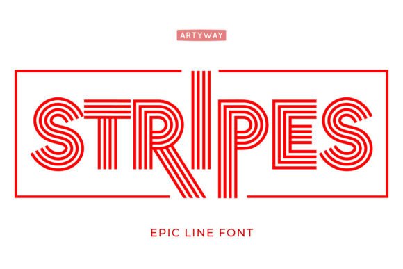 Why Stripes Is the Bold Geometric Font Your Next Project Needs